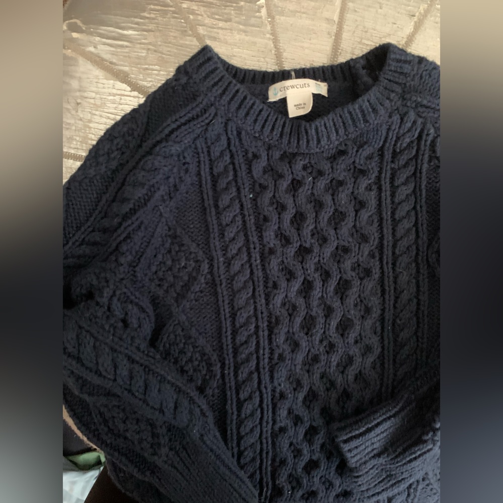 Toddler 2-3 cable knit sweater from CrewCuts Jcrew kids brand